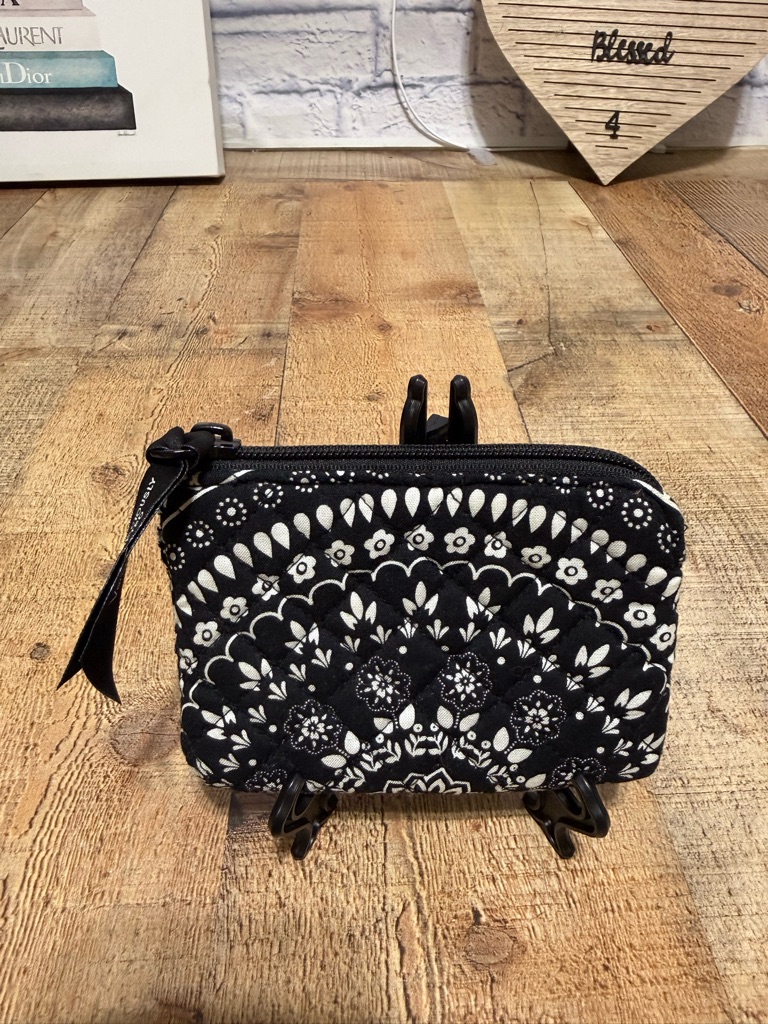Vera Bradley Black And White Bandana Pouch